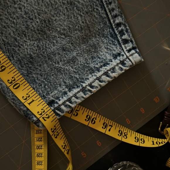 Levi's Classic vintage Orange tab Blue acid wash Jeans‎ size 18 - Picture 11 of 13